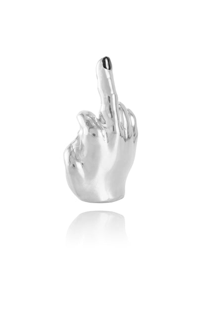 ICON - SILVER MIDDLE FINGER