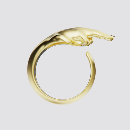 GOLD MIDDLE FINGER RING